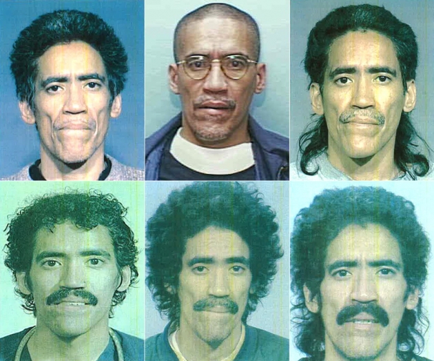 Homeless Tedd Williams mugshots